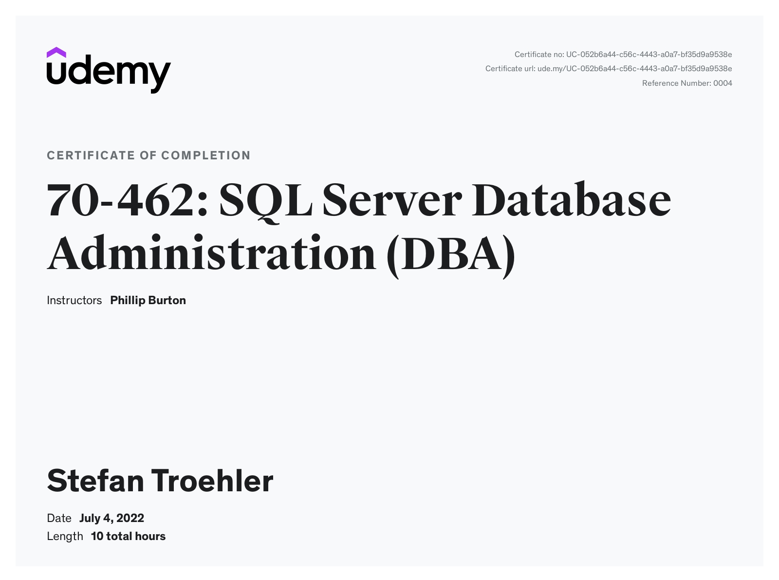 Certificate 11